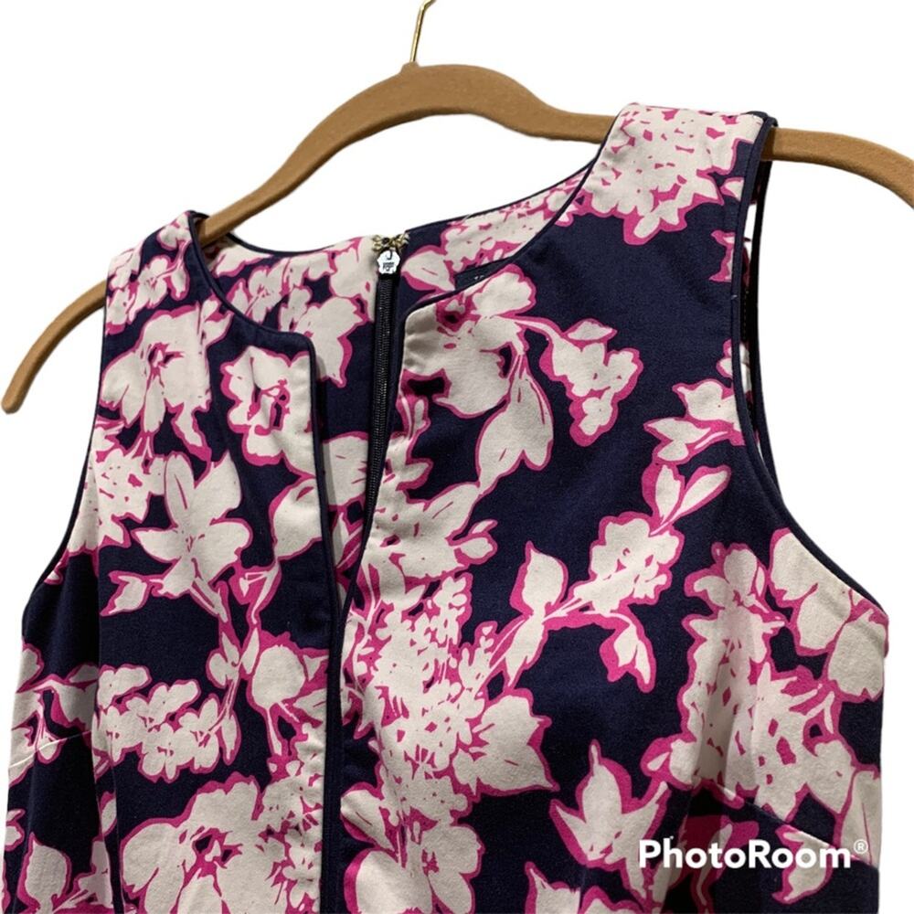 Tommy Hilfiger - Navy, Pink & White Floral Dress Size 0, EUC - Picture 9 of 14